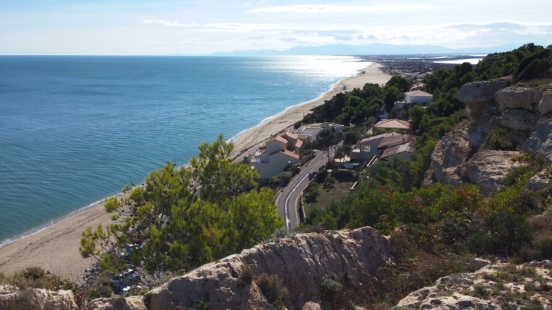 Grande plage Leucate